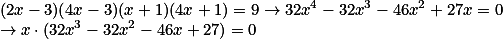 Equação do segundo grau Mathtex